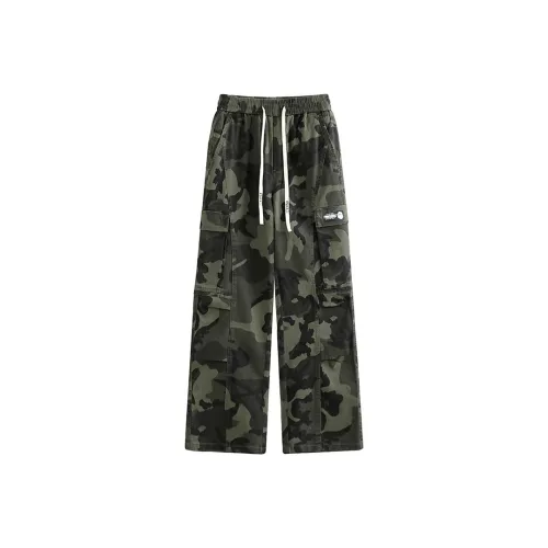 Fingercroxx Камуфляж Унисекс Повседневные Штаны