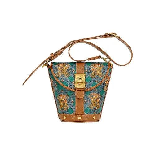 Great Dog and Black Horse Сумка-ведро из синтетической кожи сумка через плечо стандартная женская тыквенный коричневый