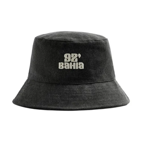 ZARA Cotton Bucket Hats Мужской Черный