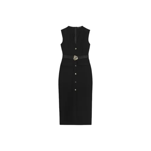 ZARA Черные Женские Платья без рукавов