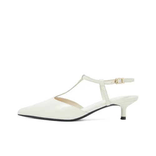 COMELY Узкий каблук Высокие каблуки 4CM Женские Экрю