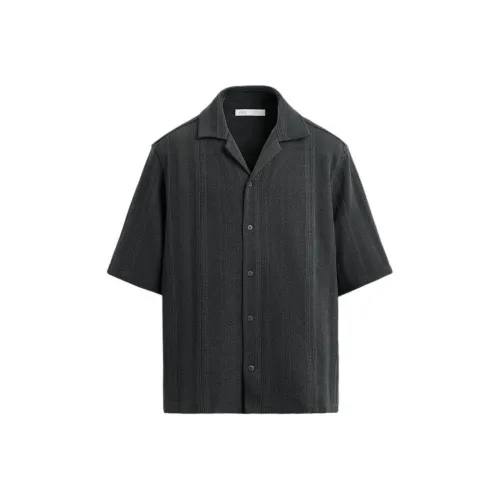 ZARA Carbon Gray Мужские Рубашки