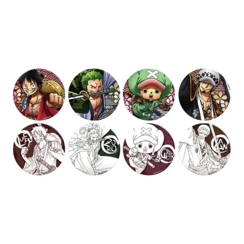TAPIOCA Ван-Пис Манки Д. Луффи Ророноа Зоро Тони Тони-Тони Чоппер KirieArt Слепые коробки Один Mystery Коробка Целая коробка 8 шт