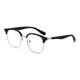 Черный, Серебряный + Защита от синего света, 0 диоптрий, меняющий цвет [Серый, Коричневый, Синий, Фиолетовый, Розовый, Оранжевый] Записка, цвет