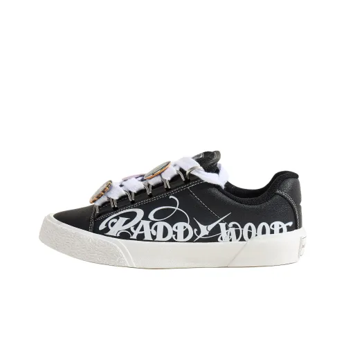 Graffiti Artist Shichi x Paddy Wood Дышащий и Износостойкий Низкий Топ Casual Мужской Черный