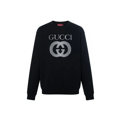 GUCCI SS24 Свитшот Мужской Черный