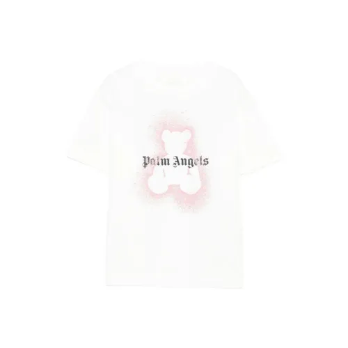 PALM ANGELS T-Рубашка Белая Детская