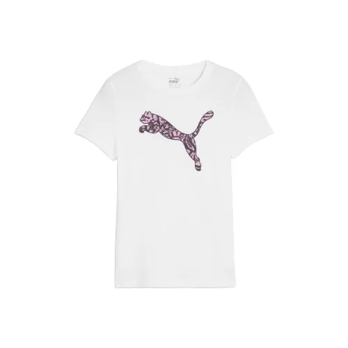 Puma ESS+ Белый Kids T Рубашки