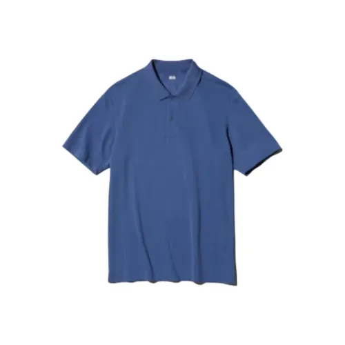 UNIQLO Мужская поло синего цвета