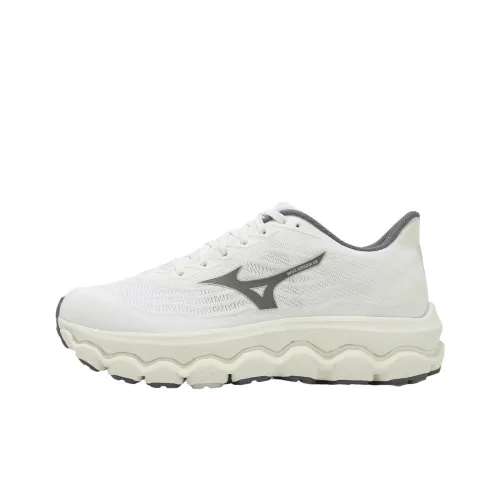 Mizuno WAVE HORIZON 8 Дышащая Поддержка Низкий Топ Беговые кроссовки Мужские Белые