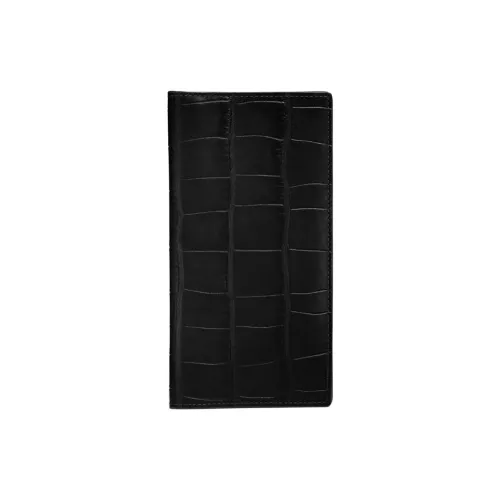 COACH Breast Pocket Коровья кожа Клатч Кошелек Мужской Черный