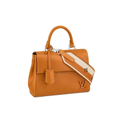 LOUIS VUITTON Cluny Сумка из кожи EPI сумка через плечо сумка через плечо мини женская карамельно-коричневый желтый