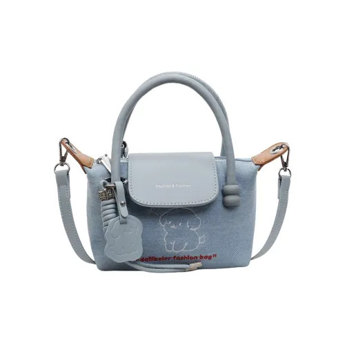 YTARA Denim Crossbody One Shoulder Bag Женская Blue