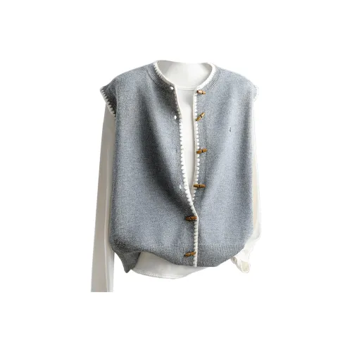 Cypress House Светло-серые Женские Жилеты