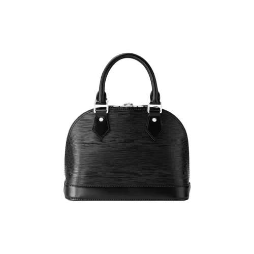 LOUIS VUITTON Alma BB Коровья кожа Сумка Маленькая Женская Черная