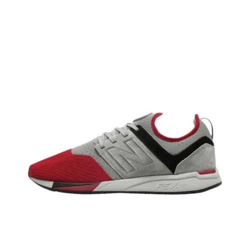 New Balance NB 247 Low Топ Беговые кроссовки Мужской Серый Красный