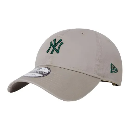 New Era Хлопковые кепки унисекс серо-бежевые