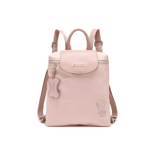 SNOOPY Oxford Backpack Women's Peach Pink