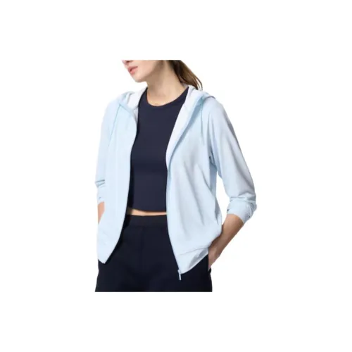 UNIQLO Одежда с защитой от солнца Женская Светло-синяя