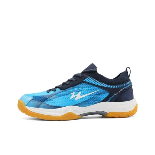 Binary Shock Absorbers Slip-resistant Abrasion-resistant Low-top Badminton Shoes Unisex Blue Перевод Binary Shock Absorbers Противоскользящие Устойчивые к износу Низкие кеды для бадминтона Унисекс Синий