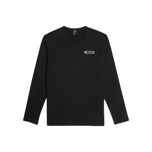 STAR RAW Черная мужская футболка