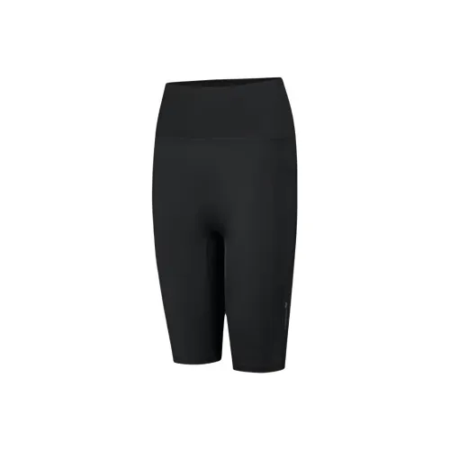 QIAODAN Черные Женские Спортивные Шорты