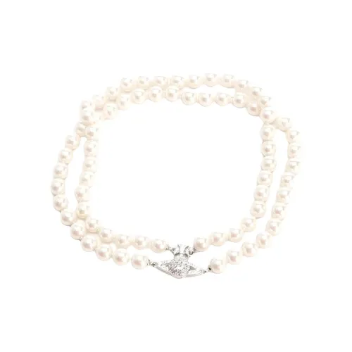 Vivienne Westwood Brass Necklaces Унисекс Белый