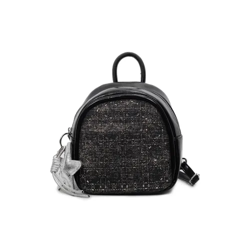 Bansusu ПУ (полиуретан) Рюкзак Стандартный Женский Черный Деним Синий Небесный Синий