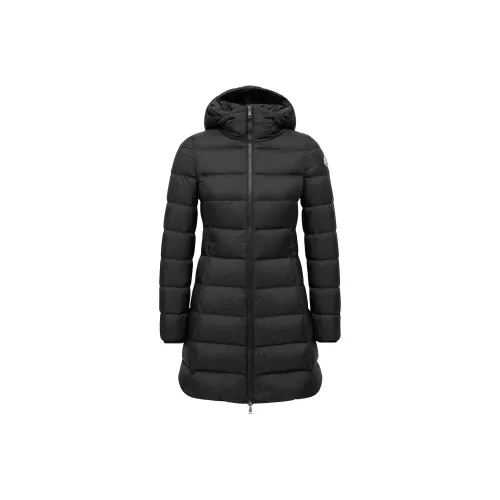 Moncler Gie Series С капюшоном LONG DOWN JACKET Пуховик Женские Черный