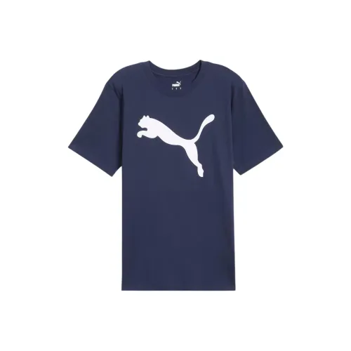 PUMA Essentials Big Cat Мужская футболка Tee T Shirt Мужская морская синяя
