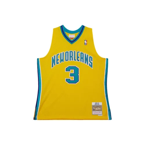 NBA x MITCHELL NESS Баскетбольная Джерси Pelicans Chris Paul 05-06 Сезон Унисекс Золото