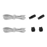 Цилиндрическая форма, пряжка, стиль + светло-серый, белый, точка, шнурки (один комплект)