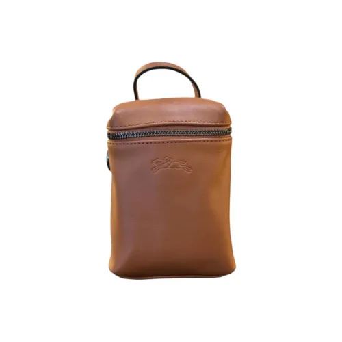 LONGCHAMP Le Pliage Xtra Коровья кожа Плечо Через плечо Сумка Мини Мужской Коньяк