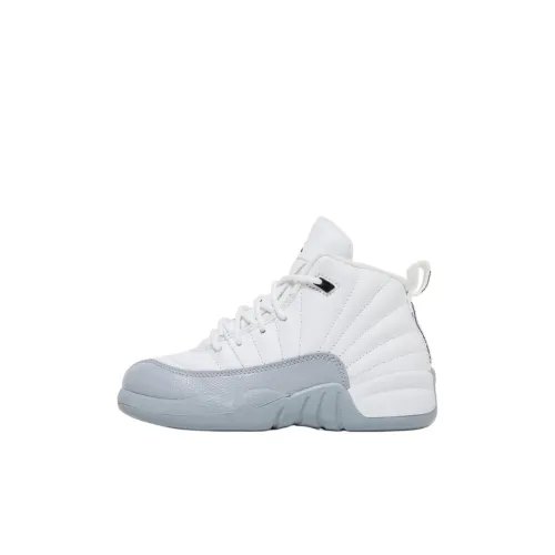 Jordan Air Джордан 12 High Топ Детские Баскетбольные Кроссовки Белый Для Детей Возрастом 3-7 Лет