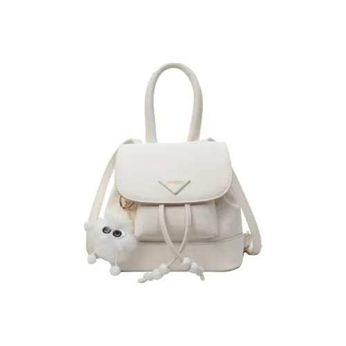 PINK·LAND ПУ (полиуретан) Рюкзак Женские Экрю Розовый Хаки Черный