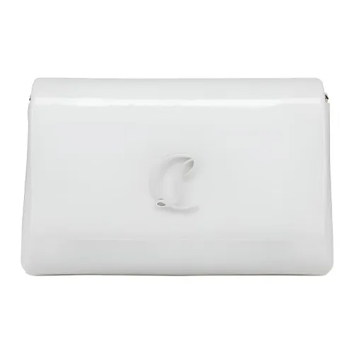 CL Лакированная кожа Телячья кожа Сумка Сумка через плечо Женская Белая