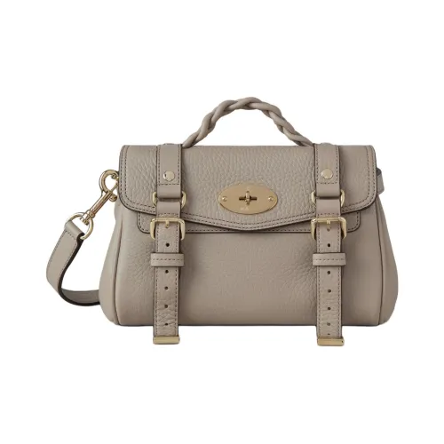 Mulberry Alexa Коровья кожа Одно плечо Сумка Мини Женская Тауповая