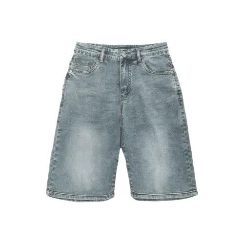 SLLAVIF Blue Men's Denim Shorts SLLAVIF Синий Мужские Джинсовые Шорты
