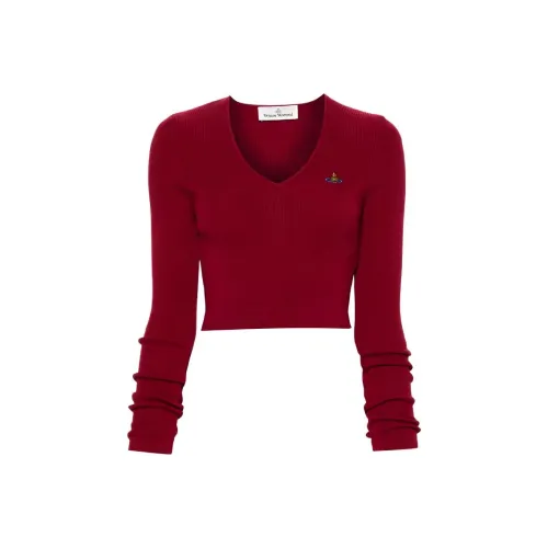 Vivienne Westwood Бургундские Женские Свитеры