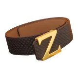 Стиль 2, Золотая пряжка + кофейный ремень (нерегулируемая длина (размер в длину))