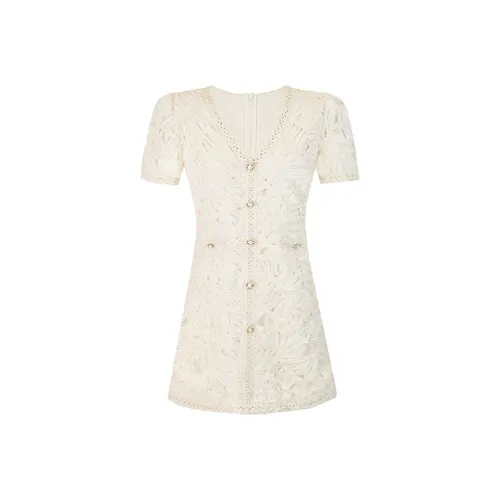 YUANLIANSU Короткий рукав Платье Женское