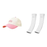 Детская сетчатая шляпа, розовый комплект