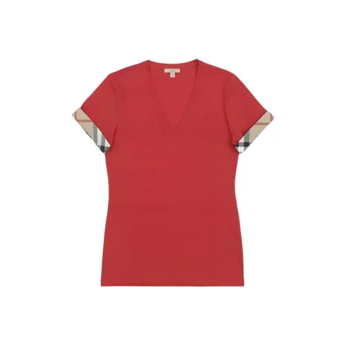 Burberry Женские красные футболки