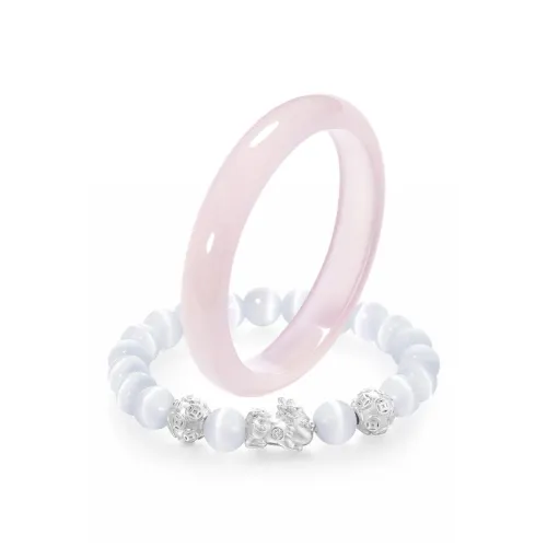 SUIYUEJINGHAO Стекло Кошачий глаз Браслеты Унисекс