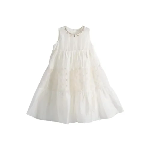 PROTECTCAMEL Бежевые Платья для дошкольников