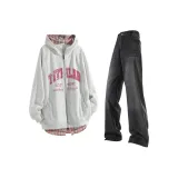 Белый, Фотиния, Серый, Топ, Черный, Серый, Штаны