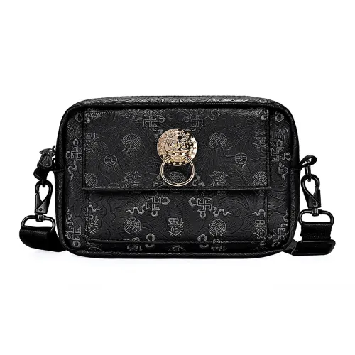 Hatsune Miku PVC кожа водоотталкивающая маленькая квадратная сумка через плечо сумка на пояс плечевая сумка мужская черная