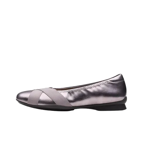 Clarks Женские повседневные туфли Металлик Женские