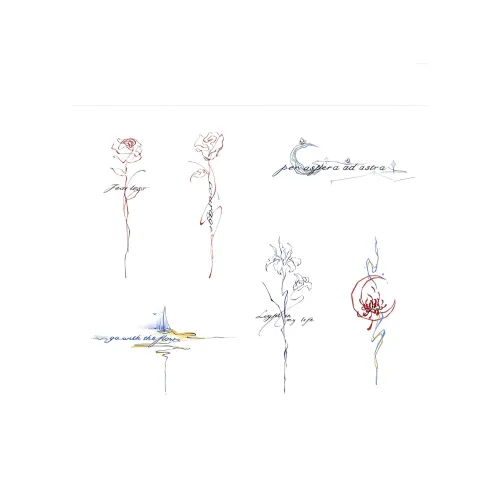 Sweet pillow house Временные татуировки Унисекс