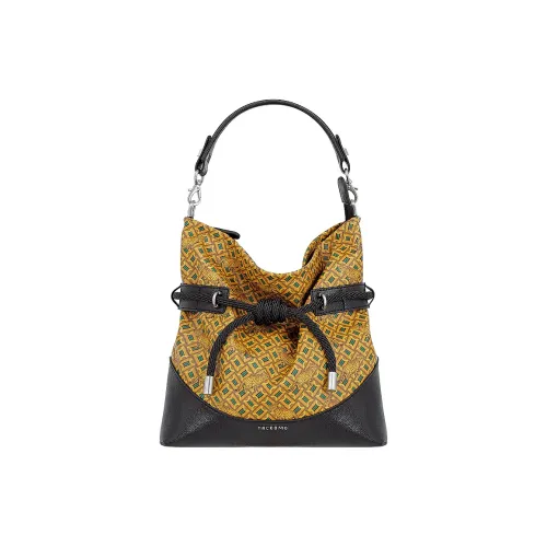 Great Dog and Black Horse Коровья кожа Тоут Сумка Сумка для покупок Сумка среднего размера Женская PLACER Кофейное золото